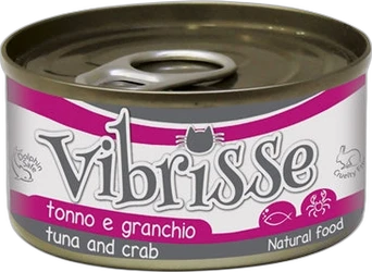 Vibrisse Kat Natvoer Tonijn & Krab 70 gram