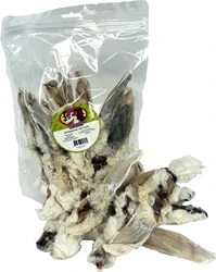 Petsnack Hondensnacks Konijnenoren met Vacht 200 gram