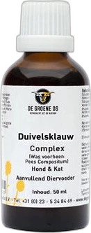 De Groene Os Supplementen Hond & Kat Duivelsklauw Complex 50 ml