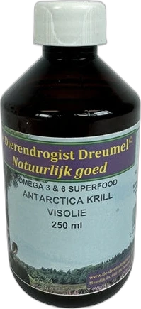 De Dierendrogist Supplementen Hond Antarctica Krill Visolie 250 ml