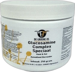 De Groene Os Supplementen Hond & Kat Glucosamine Complex Speciaal 250 gram