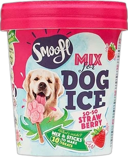 Smoofl Hondenijs Mix Aardbei 160 gram
