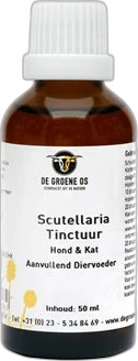 De Groene Os Supplementen Hond & Kat Scutellaria Tinctuur 50 ml