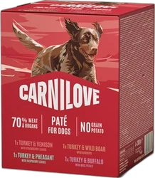 Carnilove Hond Natvoer Paté Multipack 4x300 gram