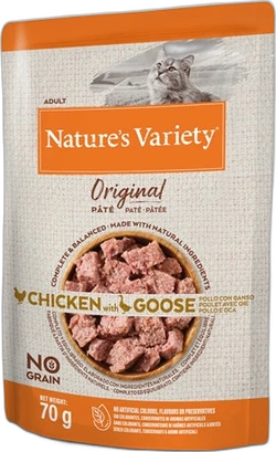 Nature's Variety Kat Original Natvoer Kip & Gans 70 gram