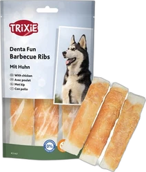 Trixie Denta Fun Barbecue Ribs Kip 90 gram Trixie Denta Fun Barbecue Ribs Kip 90 gram