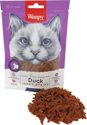 Wanpy Kattensnacks Soft Jerky Strips Eend 80 gram