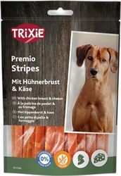 Trixie Premio Hond Cheese Chicken Stripes 100 gram Trixie Premio Hond Cheese Chicken Stripes 100 gram