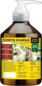 Utopia Supplementen Hond Schotse Zalmolie 500 ml