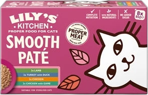 Lily's Kitchen Kat Smooth Paté Multipack 8x85 gram Lily's Kitchen Kat Smooth Paté Multipack 8x85 gram