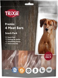 Trixie Premio Hond 4 Meat Bars 4x100 gram Trixie Premio Hond 4 Meat Bars 4x100 gram