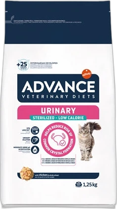 Advance Veterinary Diets Kat Urinary Sterilized Low Calorie 1,25 kg