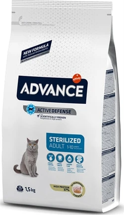 Advance Active Defense Kat Sterilized Kalkoen 10 kg
