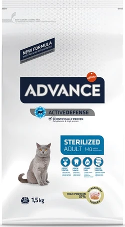 Advance Active Defense Kat Sterilized Kalkoen 3 kg