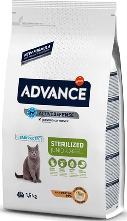 Advance Active Defense Kat Junior Sterilized Kip 1,5 kg