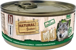 Natural Greatness Hond Natvoer Monoprotein Lam 170 gram Natural Greatness Hond Natvoer Monoprotein Lam 170 gram