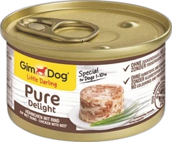 GimDog Little Darling Pure Delight Kip & Rund 85 gram