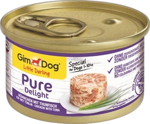 GimDog Little Darling Pure Delight Kip & Tonijn 85 gram