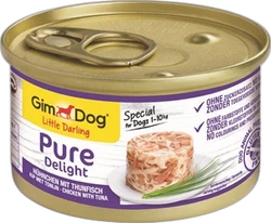 GimDog Little Darling Pure Delight Kip & Tonijn 85 gram
