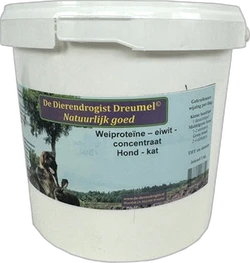 De Dierendrogist Supplementen Hond & Kat Weiproteïne Eiwitconcentraat 1 kg