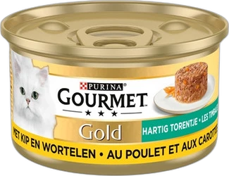 Gourmet Gold Hartig Torentje Kip & Wortel 85 gram