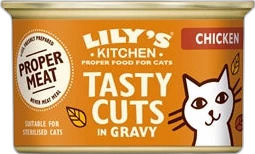 Lily's Kitchen Kat Tasty Cuts in Gravy Chicken 85 gram Lily's Kitchen Kat Tasty Cuts in Gravy Chicken 85 gram