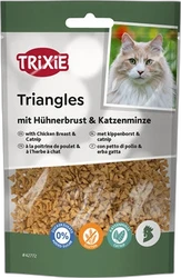 Trixie Kattensnacks Triangles Kip & Catnip 50 gram