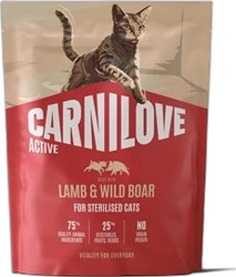 Carnilove Kat Active Sterilised Lam & Wild Zwijn 400 gram Carnilove Kat Active Sterilised Lam & Wild Zwijn 400 gram