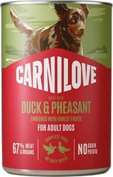 Carnilove Hond Natvoer Eend & Fazant 400 gram Carnilove Hond Natvoer Eend & Fazant 400 gram