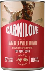Carnilove Hond Natvoer Lam & Wild Zwijn 400 gram Carnilove Hond Natvoer Lam & Wild Zwijn 400 gram