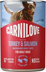 Carnilove Hond Natvoer Kalkoen & Zalm 400 gram