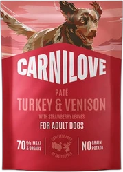 Carnilove Hond Natvoer Paté Kalkoen & Hert 300 gram Carnilove Hond Natvoer Paté Kalkoen & Hert 300 gram