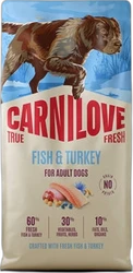 Carnilove Hond True Fresh Adult Vis & Kalkoen 12 kg