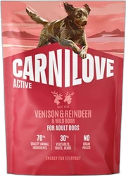 Carnilove Hond Active Adult Hert, Rendier & Wild Zwijn 1,5 kg