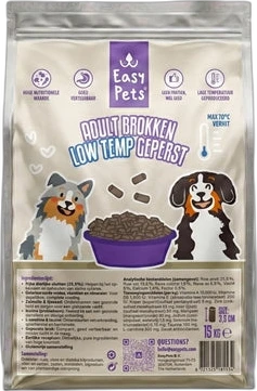 Easypets Hond Adult Low Temp Geperst 15 kg