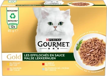 Gourmet Gold Malse Lekkernijen Multipack 12x85 gram