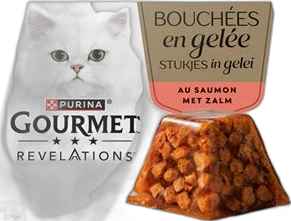 Gourmet Revelations Zalm in Gelei 4x57 gram Gourmet Revelations Zalm in Gelei 4x57 gram