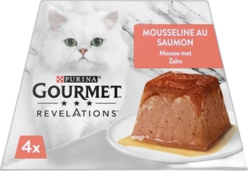 Gourmet Revelations Mousse met Zalm 4x57 gram Gourmet Revelations Mousse met Zalm 4x57 gram