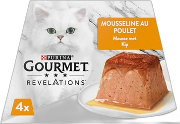 Gourmet Revelations Mousse met Kip 4x57 gram Gourmet Revelations Mousse met Kip 4x57 gram