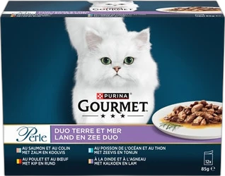 Gourmet Perle Duo Vlees & Vis 12x85 gram