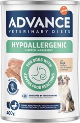 Advance Veterinary Diets Hond Hypoallergenic Eend Natvoer 6x400 gram