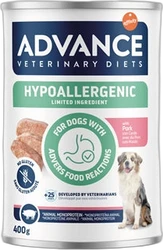 Advance Veterinary Diets Hond Hypoallergenic Varken Natvoer 6x400 gram Advance Veterinary Diets Hond Hypoallergenic Varken Natvoer 6x400 gram
