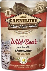 Carnilove Kat Natvoer Wild Zwijn & Kamille 85 gram