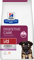 Zak Hill's Prescription Diet Puppy I/D Digestive Care hondenvoer met puppyfoto en productnaam duidelijk zichtbaar